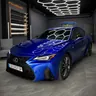 Син Lexus — предница и странични стъкла в студиото на PaintKillers